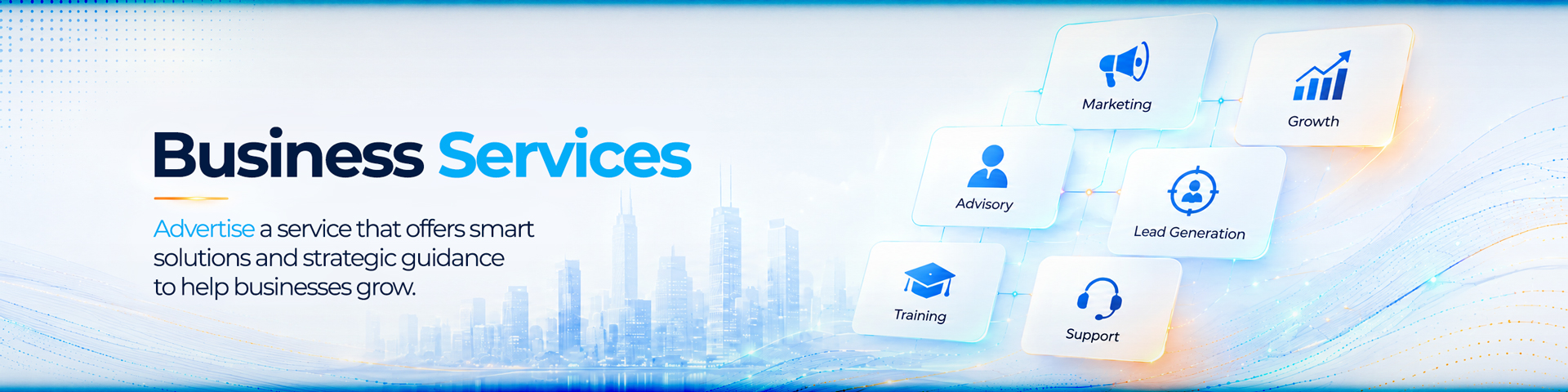 Advertise a business service — reach franchise, business and commercial-property buyers across Canada looking for professional services.